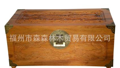 花梨色 龍鳳呈祥 首飾收納盒大容量百寶箱木質盒子80cm